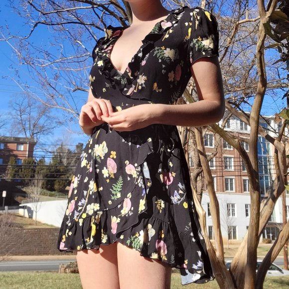 Sunday Best Dresses & Skirts - Aritzia Sunday Best floral wrap dress